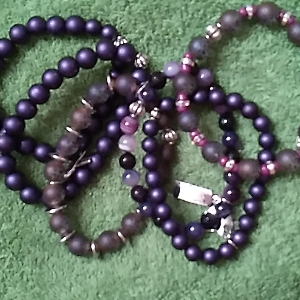 Stackable Beaded Bracelets - image 4